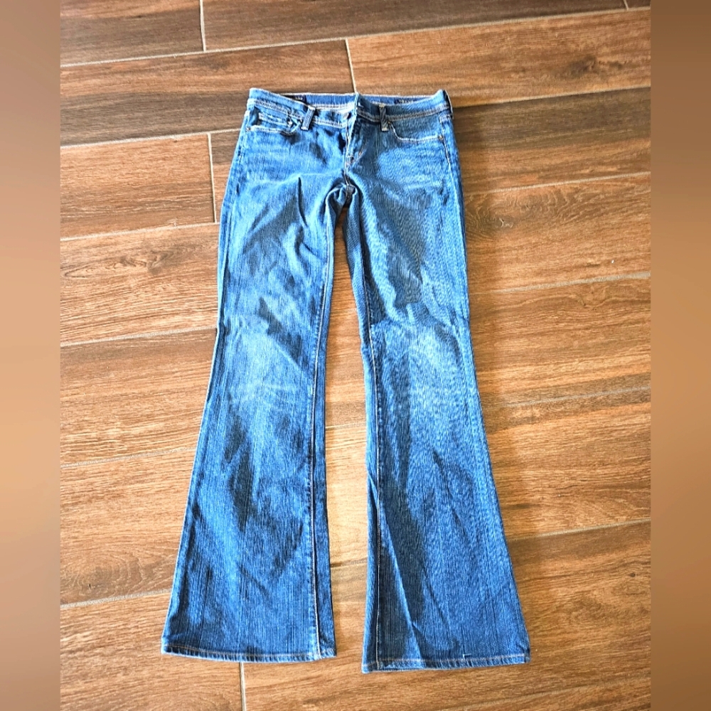 CITIZENS OF HUMANITY INGRID #002 STRETCH LOW WAIST FLAIR JEANS SZ 28
